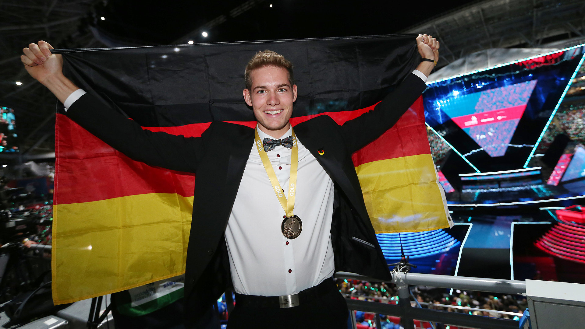 Alexander Bruns gewann bei der WorldSkills 2019 Gold im Wettbewerb der Zimmerer. Foto: WorldSkillsGermany